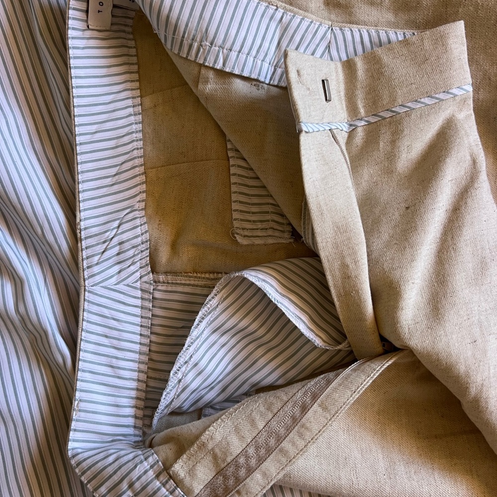Topshop Linen Cream Blazer and Trousers Set - Picture 13 of 13